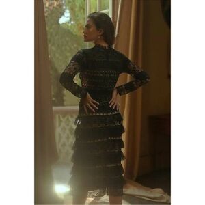 Anthropologie x Forever That Girl Lace Midi Dress